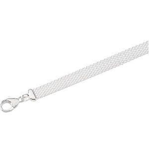8 mm Solid Flat Mesh Bracelet
