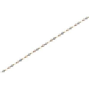 6 mm White, Gray, & Pink Freshwater Cultured Pearl Necklace or Bracelet