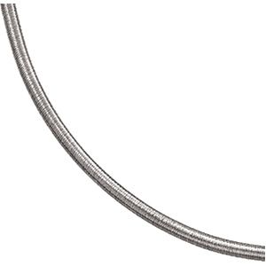 4.25 mm Stainless/14ky Hollow, Cocoon Chain