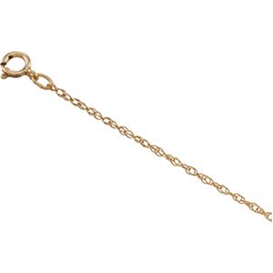 1.0 mm Lasered Titan Gold Rope Chain