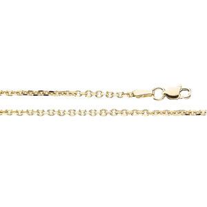 2.0 mm Diamond - Cut Cable Chain