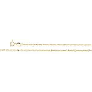 1.25 mm Solid, Singapore Chain