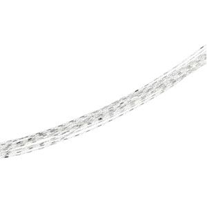 12 Strand Bar Chain Necklace with 4 Inch Extension
