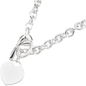 8 mm Cable Chain with Heart