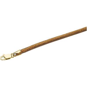 2 mm Natural Leather Cord