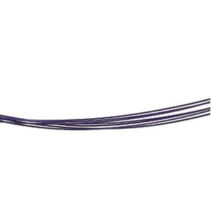 Stainless Steel / Dark Purple 7-Strand Coated Chain