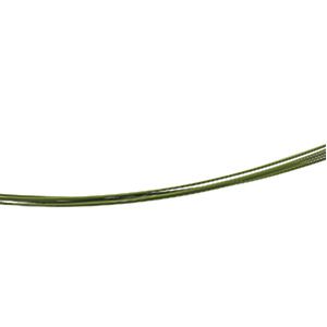Stainless Steel / Dark Green 7-Strand Coated Chain