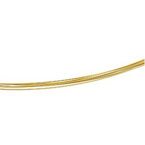 Stainless Steel / Gold 7-Strand Coated Chain