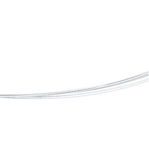 Stainless Steel / Light Blue 7-Strand Coated Chain