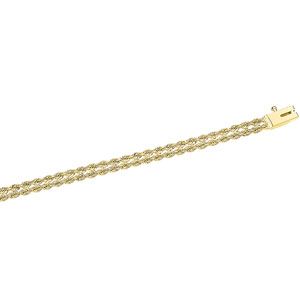 3.75 mm Solid Double Rope Bracelet