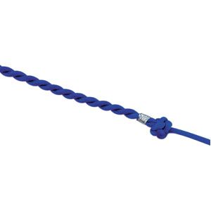 3 mm Blue Satin Twist Necklace