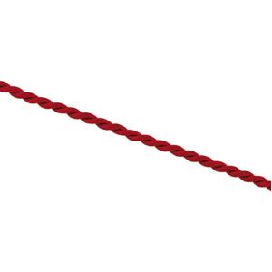 3 mm Red Satin Twist Necklace