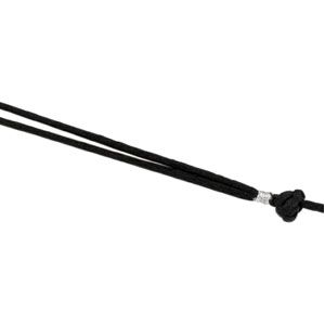 1.5 mm Black Satin Double Necklace