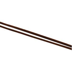 1.5 mm Brown Satin Double Necklace