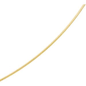 1.25 mm Cable Chain With Twist Clasp