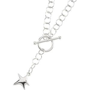 Toggle Necklace with Star Dangle