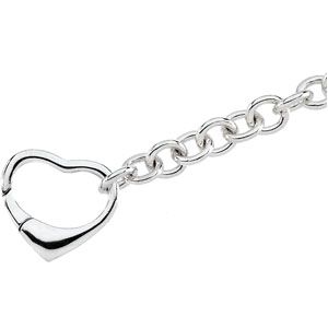 Bracelet with Heart-Shaped Clasp