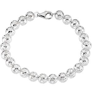 8mm Hollow Bead Necklace or Bracelet