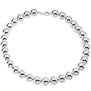 14mm Bead Necklace or Bracelet