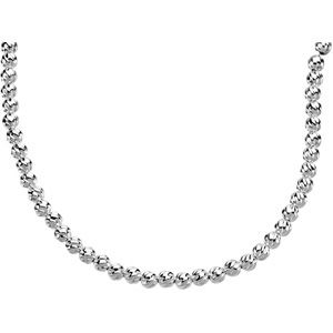 6mm Twisted bead Necklace 
