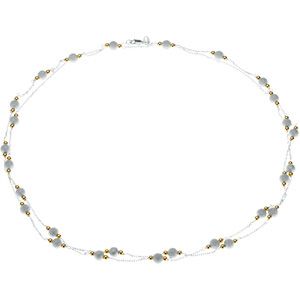 Sterling Silver and 14kt yellow Fashion Chain