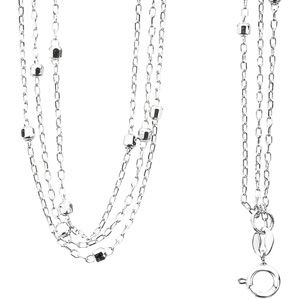 3-Strand Fashion Cable Chain with Beads