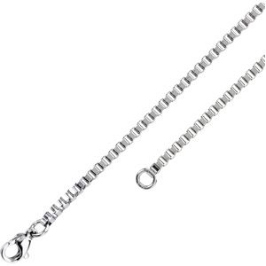 2.4mm Stainless Steel Box Chain