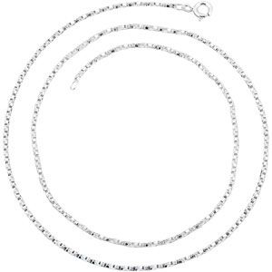 1.45mm Twisted Box Chain