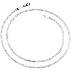 2.25mm Twisted Wheat Chain