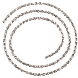Diamond Cut Rope Chain, 2.4mm