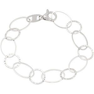 Round & Oval Link Necklace or Bracelet
