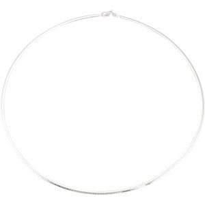 2.3mm Reversable Matte & Polish Finish Omega Chain