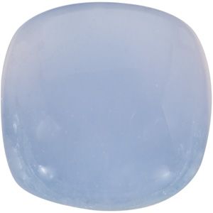 Antique Square Genuine Blue Chalcedony