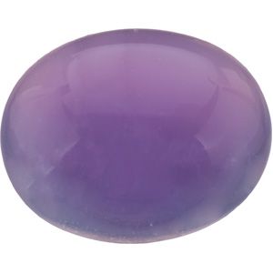 Genuine Chalcedony - Oval Cab; Lavender