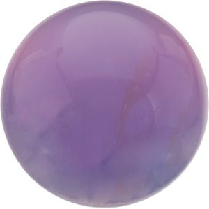 Round Genuine Lavender Chalcedony