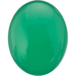 Oval Genuine Chrysoprase