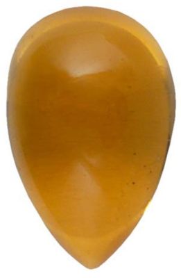 Pear Genuine Cabochon Citrine