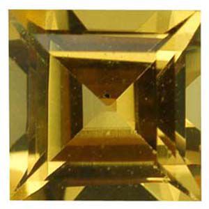 Square Imitation Citrine