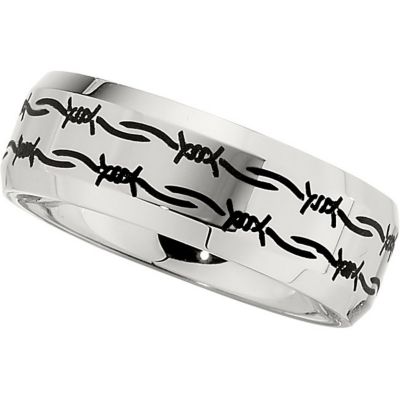 Dura Cobalt&trade; Band with Black Laser 