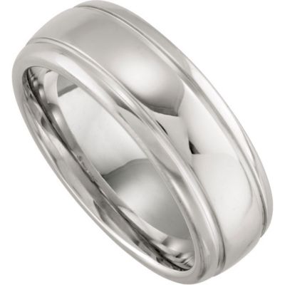 Dura Cobalt&trade; Band with Grooves