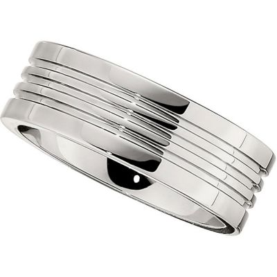 Dura Cobalt&trade; Band with Grooves