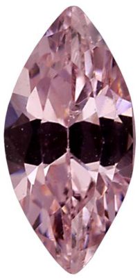 Marquise Lab Created Pink Cubic Zirconia