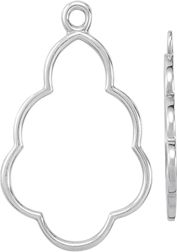 Fashion Dangle Component with Jump Ring