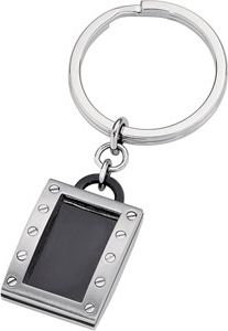 Stainless Steel Key Ring with Immerse Plating and Screws