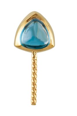 Genuine London Blue Topaz Pendant