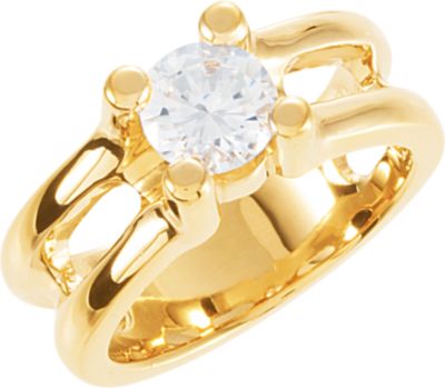 Solitaire Engagement Ring Mounting