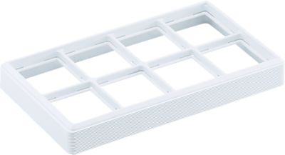 8 Pad Carefree Stackable Tray- White