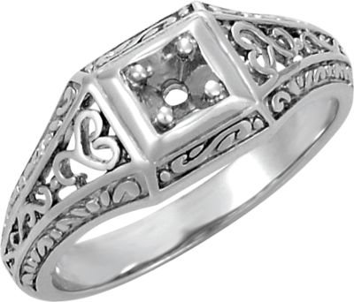 Vintage Design Soitaire Ring Mounting