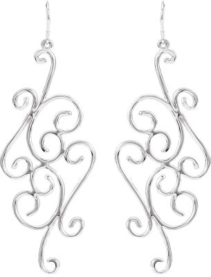 Scroll Dangle Earrings