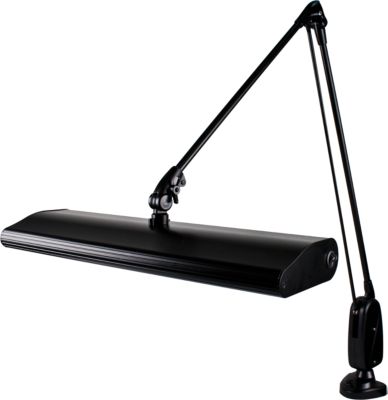 Dazor&reg; 3 Bulb Black Clamp Base Lamp 